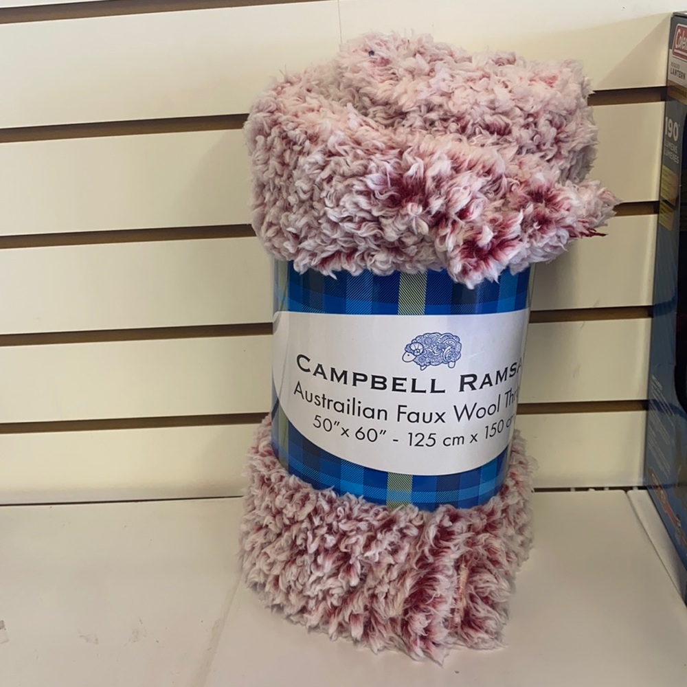 Campbell Ramsay Australian Faux wool throw